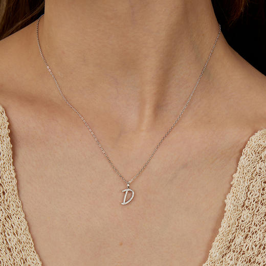 ARSIS银饰｜印记系列 艺术字母项链 商品图3