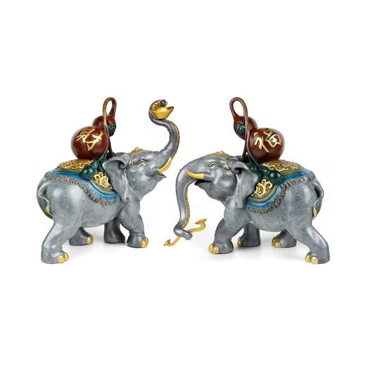 大象 福禄双增象 居家摆件 商品图0