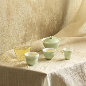 一念x蒹葭·福绿盖碗礼盒套组｜一念周边系列｜茶具类