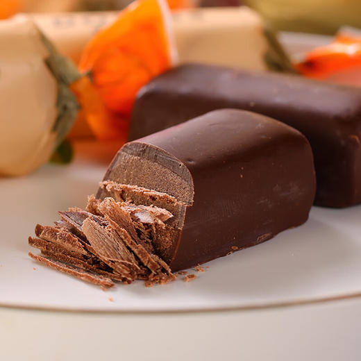 KDV俄罗斯原装进口巧克力涂层土豆夹心糖500g/袋 休闲零食 商品图3