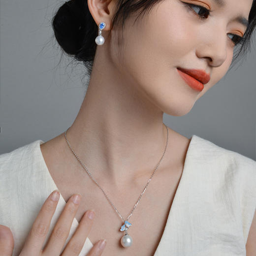 Manreya 彩宝爱迪生珍珠项链 / 耳环 / 套装系列 商品图4