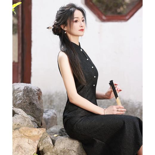 复古少女中国风鱼尾蕾丝旗袍BJS5372 商品图4