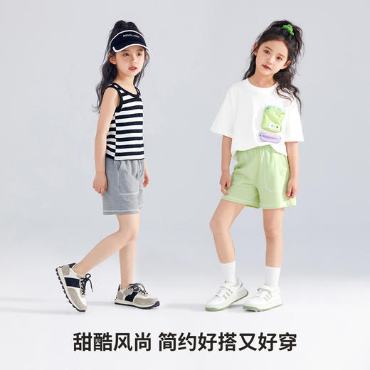 【120-165】【可可鸭】女童短裤夏季薄款运动五分裤 商品图3