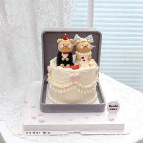 首饰盒婚礼小熊