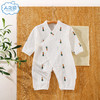 【卡通纱布纯棉连体衣】人之初新生儿纱布哈衣超薄夏季宝宝睡衣家居服和尚服幼儿超萌外出 商品缩略图10