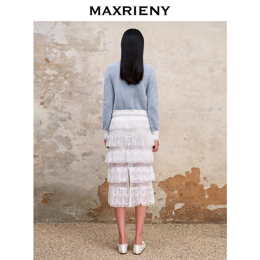 MAXRIENY复古优雅氛围感撞边拼接外套秋冬修身上衣(货号:MS88JA751) 商品图2