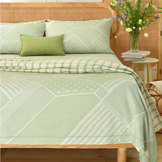 绿野仙踪系列竹纤维软凉席可机洗可折叠枕套枕罩2024夏季新款 商品图0