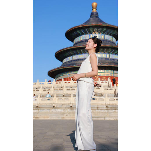 【抖音专属】阔腿裤（24709300D-山矾） 商品图1