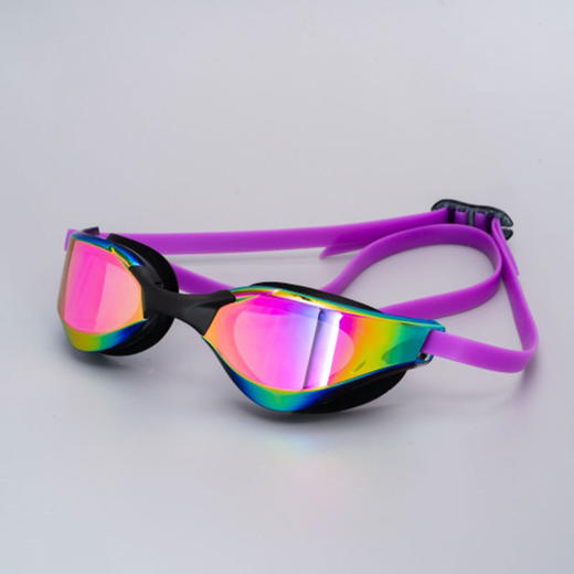 【高清泳镜成人款 防雾电镀游泳眼镜】硅胶防水 专业赛镜竞速游泳镜  商品图7