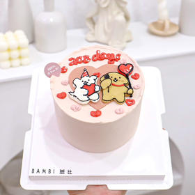 线条小狗丨蛋糕