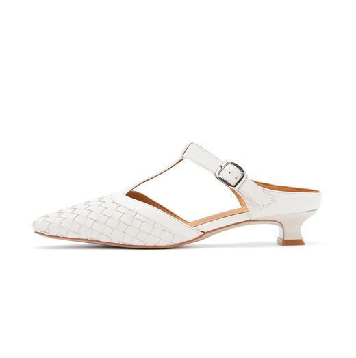 westory夏季新款包头小低跟后空鞋穆勒拖鞋W24AH57691 商品图1