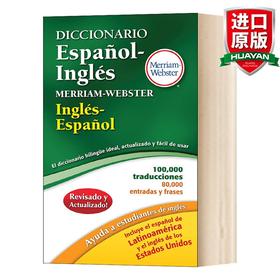 Diccionario Espanol-Ingles Merriam Webster 2020 英文原版 西班牙语英语词典 全英文版