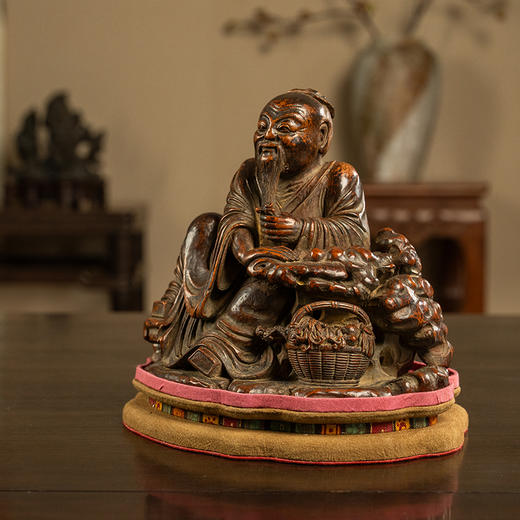 清 竹雕孙思邈人物摆件 商品图3