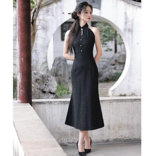 复古少女中国风鱼尾蕾丝旗袍BJS5372 商品图1