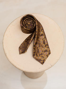 Kenji Kaga 七折无里衬领带