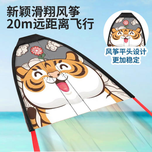 【趣味无风也能玩，弹射风筝枪】亲子互动共享童年欢乐，动力学原理设计风筝更有趣，新款儿童手持弹射飞机枪公园户外弹力风筝玩具QQ 商品图3