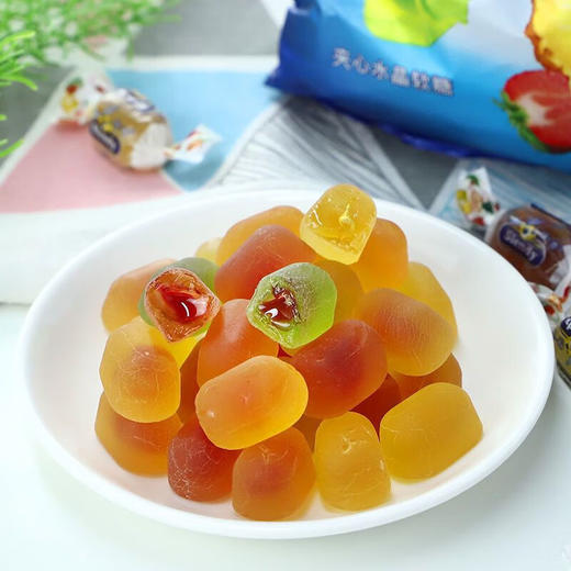 KDV俄罗斯原装进口金蜻蜓什锦水果夹心软糖年货喜糖零食500g/袋 商品图1