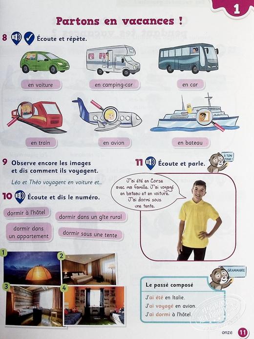 【中商原版】ELI 法语少儿教材 莱奥与特奥 3级 学生书 配电子课本含音频视频互动练习LEO ET THEO 3 SB法文原版 教材教辅用书 商品图6