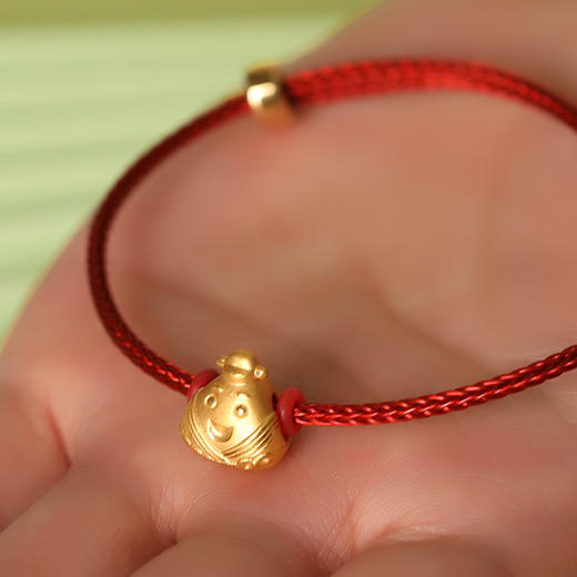 灵山开运金·金粽（一举高中）黄金手绳 商品图3
