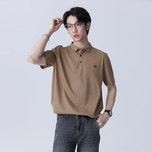 【新品上新】HX 夏季翻领短袖T恤Y102420051101/02/03POLO杉 商品图0