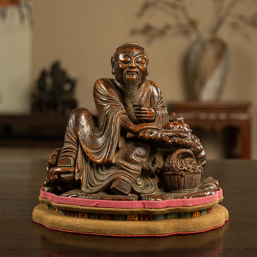 清 竹雕孙思邈人物摆件 商品图2