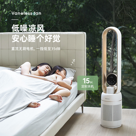 DAEWOO/大宇无叶风扇自带空气净化加湿器电风扇家用智能遥控低噪XHR