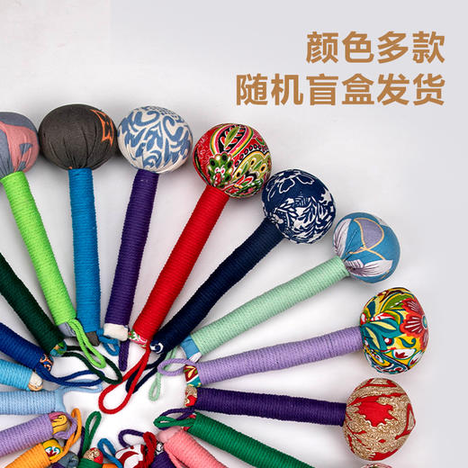 韵舒雅艾草经络拍打按摩锤 优选布料 手工包料 手持拍打 舒缓压力 商品图2