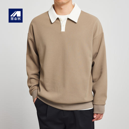 M-MAICCO男士长袖POLO衫75055 商品图0