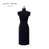 LILIAN ZHANG——都市力量—纯粹经典—挚爱高级感修身小黑裙 2301081 商品缩略图0