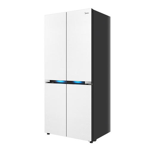 美的（Midea）冰箱651升十字四门微晶一周鲜净化除菌保鲜速冻智能家用微晶大冰箱BCD-651WSGPZMA钻影白 商品图0