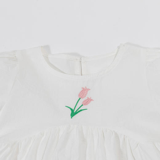 贝贝怡24年夏款舒适可爱儿童裙子纯棉甜美公主裙ZB2DQ010 商品图6