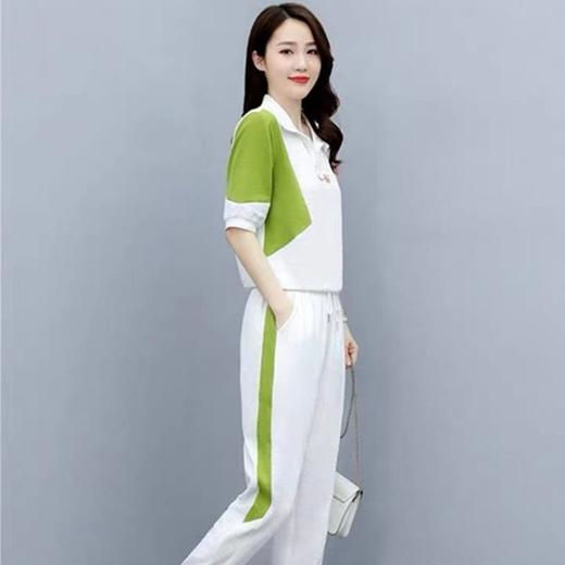 ALBB-休闲运动套装女2024年夏季新款韩版时尚洋气显瘦气质两件套潮 商品图2