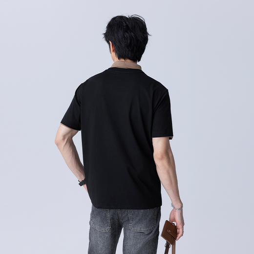 【断码清仓】HX 夏季圆领短袖合体T恤S102423001101/02 商品图2