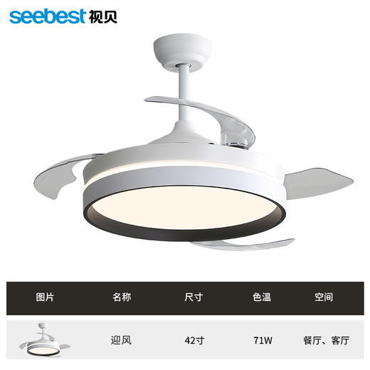 迎风风扇灯-升级款四叶 商品图4