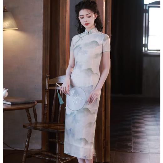 改良民国复古，优雅提花旗袍BJS9081 商品图1