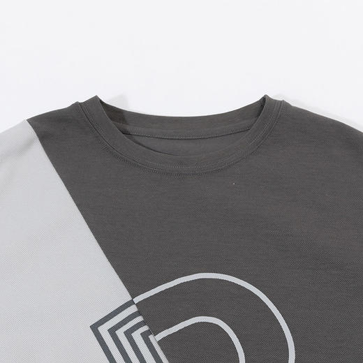 贝贝怡24夏季款男童短袖短裤套装撞色休闲透气两件套ZB2DT046 商品图1