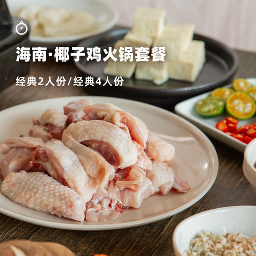  企鹅市集|经典海南风味椰子鸡火锅套餐 椰香清甜暖心开胃 1-2/1-4人份 两规格可选 商品图0