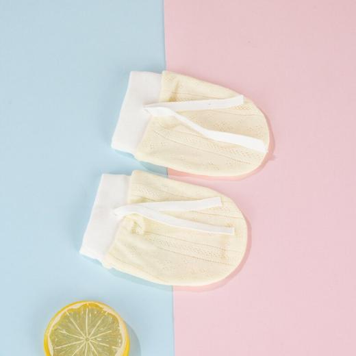 【新生儿防抓伤神器！】婴儿纯棉防抓手套0-12个月宝宝透气轻薄防护手套新生儿防啃咬薄款 商品图6