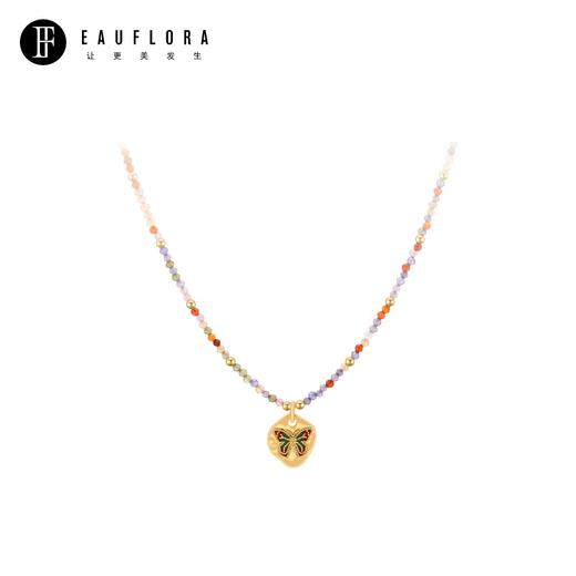 『梵蝶』彩宝浮雕蝴蝶项链 商品图0