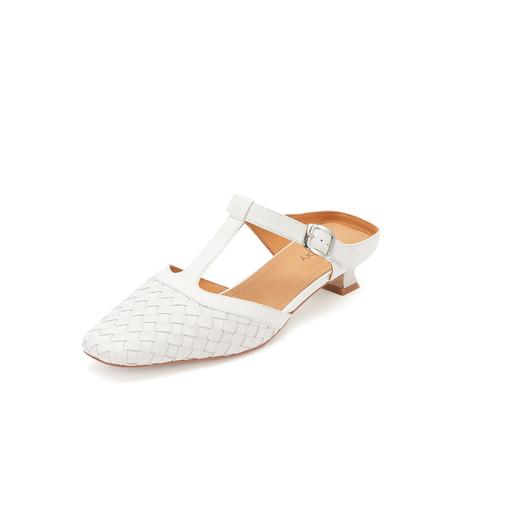 westory夏季新款包头小低跟后空鞋穆勒拖鞋W24AH57691 商品图0