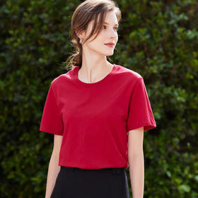 【69元/3件】【三件起拍】SIIJJEYY夏季新款13色马卡龙色系T恤舒爽全棉彩色T恤男女同款情侣款圆领设计微宽松版型遮肉显瘦