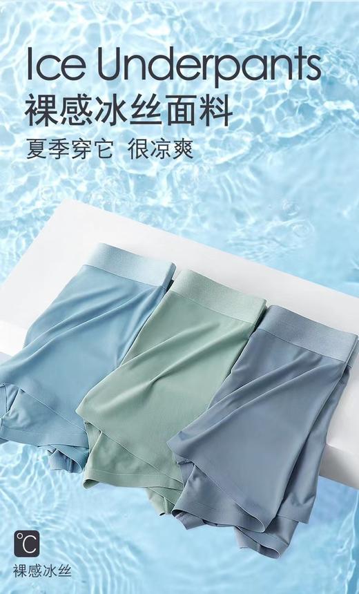 男士抗菌凉感速干内裤平角裤 商品图3