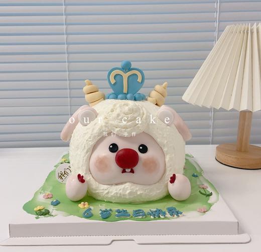 白羊座Loopy小海狸立体卡通蛋糕-低糖处理无添加 商品图0