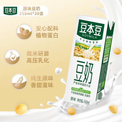 (29607)豆本豆原味豆奶250ml*20 商品图1