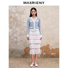 MAXRIENY复古优雅氛围感撞边拼接外套秋冬修身上衣(货号:MS88JA751) 商品缩略图0