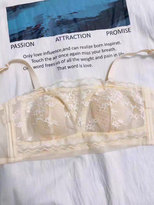 超值任选2件【双胶记忆软骨，加持侧推效果！】柔雾幻想内衣女大胸显小聚拢抹胸，无钢圈收副乳防下垂无肩带文胸罩，轻松解决副乳同时预防外扩-lm！ 商品图3