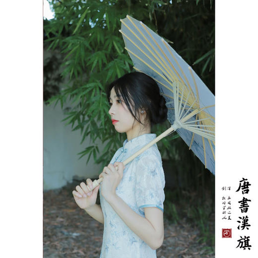 【蝶游竹梦】繁花锦蝶戏竹枝淡雅改良旗袍新中式 商品图4