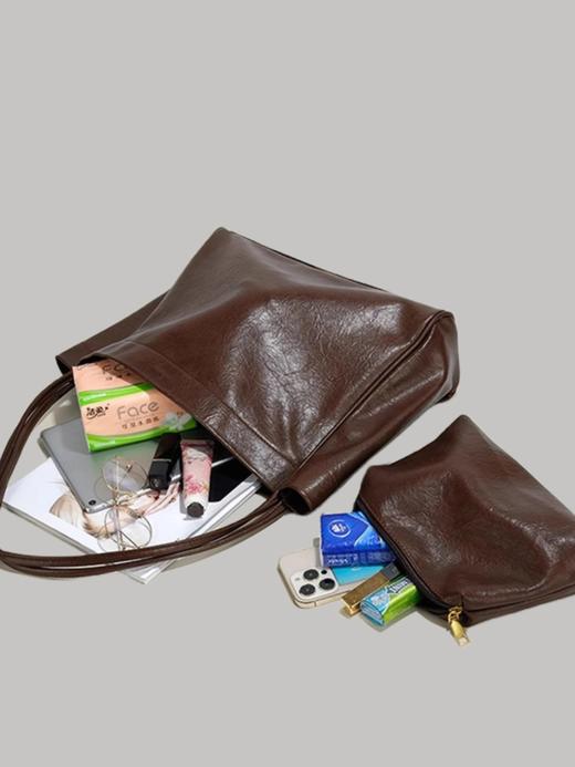 LEOS VITI 美拉德色系子母包包 舒适手提 时尚设计 容量大 商品图4