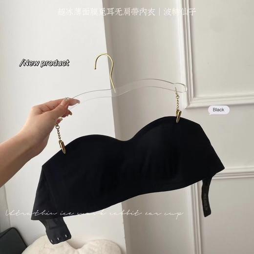 【超值任选2件！】夏季薄款兔耳朵隐形无肩带抹胸内衣，聚拢防滑无痕美背裹胸文胸罩，凉皮轻透清凉舒爽一夏-QQ 商品图5