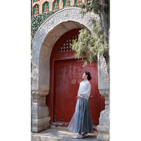 【抖音专属】立领小衫（24710207B山矾）